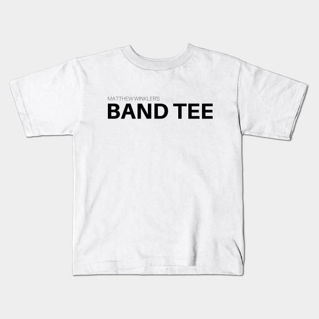 Band Tee Kids T-Shirt by MatthewWinkler